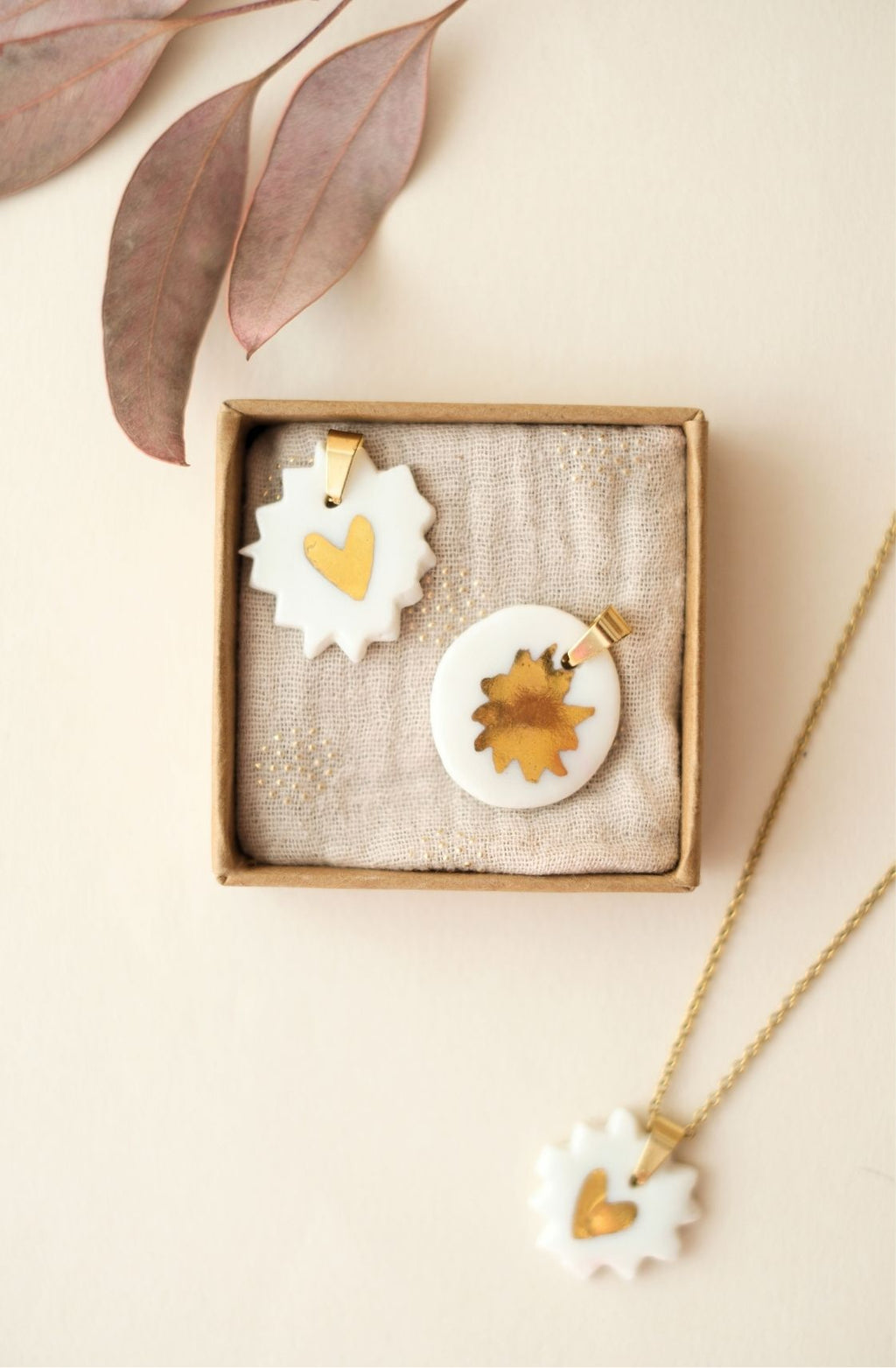 Pendentifs porcelaine