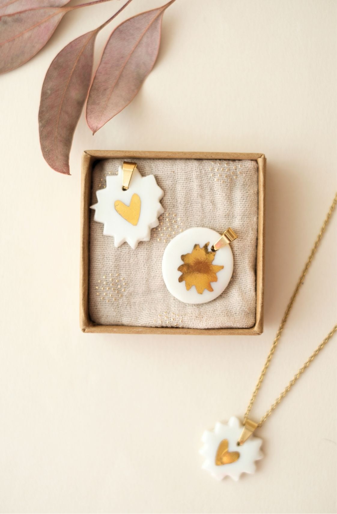 Pendentifs porcelaine
