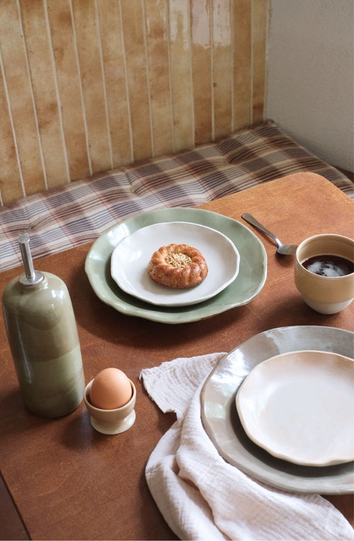 Assiettes creuses ondulées S