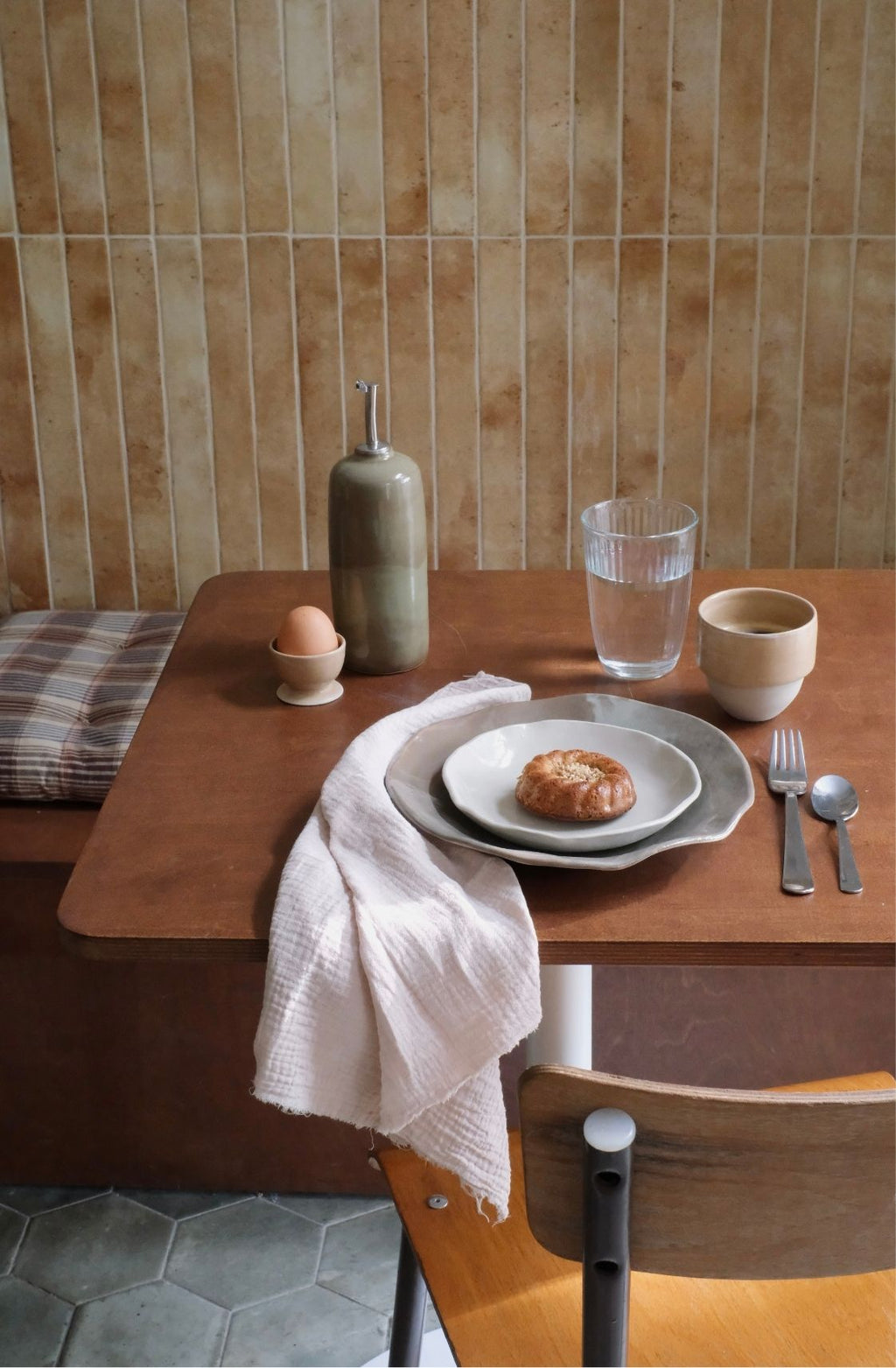 Assiettes creuses ondulées M