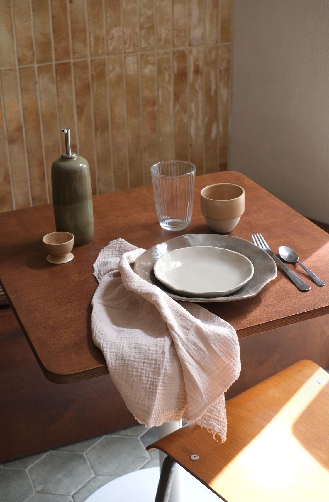 Assiettes creuses ondulées S