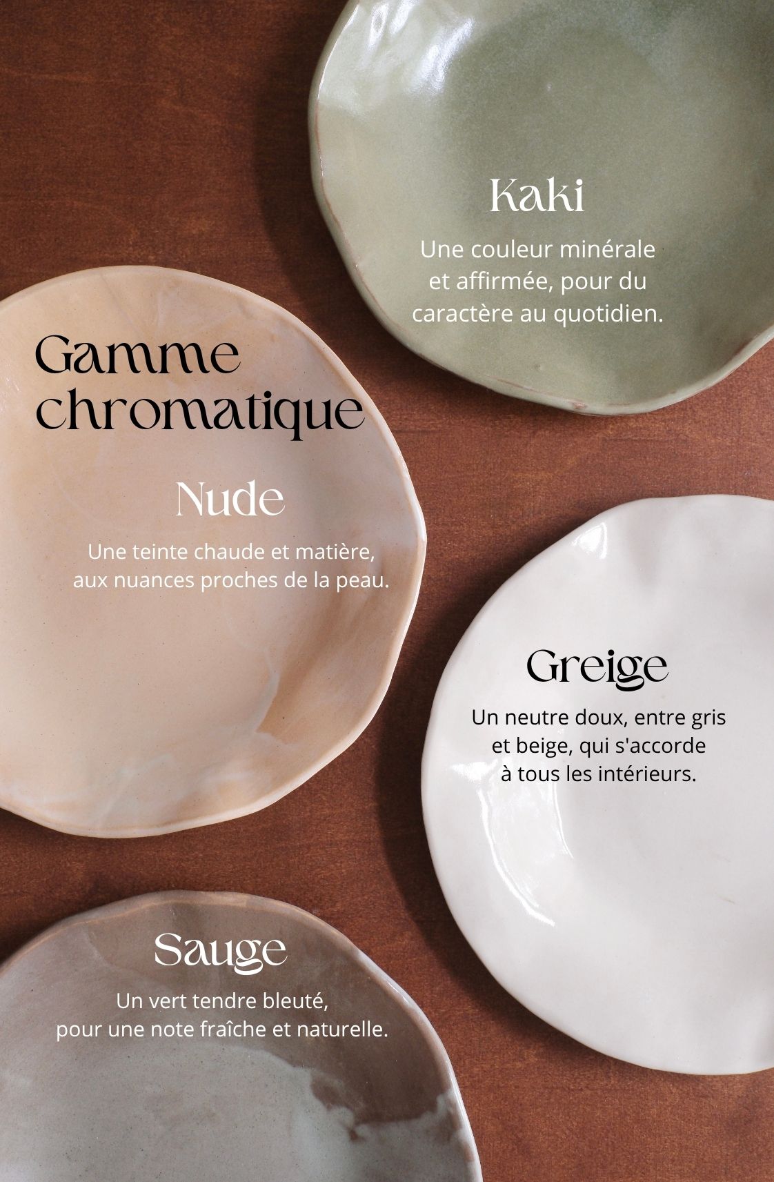 Assiettes creuses ondulées S